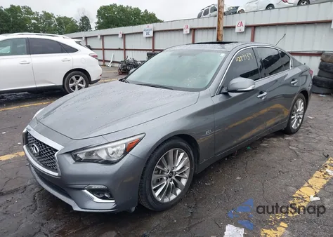 2020 Infiniti Q50 Luxe Awd from USA, damaged, VIN JN1EV7ARXLM252108